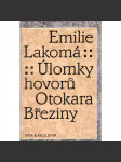 Úlomky hovorů Otokara Březiny (Otokar Březina, biografie) - náhled