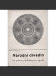 Národní divadlo ke svému 50. výročí - (zajímavá obálka) 1932 PRAHA - náhled