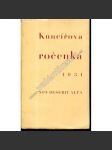 Kuncířova ročenka 1931 (Jaroslav Durych, V Zahrádkách; S. Undsetová, Předzvěst podzimu; J. Vašica, Monte Cassino; M. Marten, Mladý kouzelník) - náhled