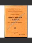 O krásnu antickém a moderním (edice: Kritická knihovna, sv. 25) [estetika, antické umění, Stendhal] - náhled