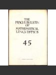 The Prague Bulletin of Mathematical Linguistics 45 (1986) - náhled