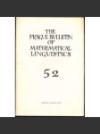 The Prague Bulletin of Mathematical Linguistics 52 (1989) - náhled