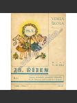 Veselá škola (srpen 1936) - číslo k 28. říjnu - náhled