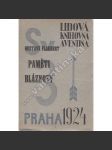 Paměti bláznovy (edice: Lidová knihovna Aventina) [román; graf. úprava Karel Teige a O. Mrkvička - avantgarda] - náhled