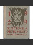 Ročenka Kruhu solistů ... divadla, Vinohrady, 1929 - náhled