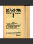 Akademie, r. XVII. (1912-13), čísla 3-7 - náhled