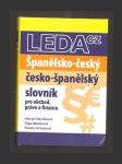 Španělsko-český, česko-španělský odborný slovnik pro obchod, právo a finance - náhled