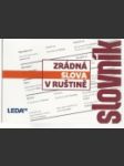 Zrádná slova v Ruštině - náhled