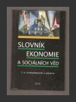 Slovník ekonomie a sociálních věd - náhled