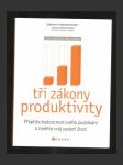 Tři zákony produktivity - náhled