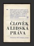 Člověk a lidská práva - náhled