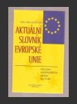 Aktuální slovník Evropské unie - náhled