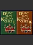 Dějiny zemí Koruny české I.,II. - náhled