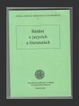 Bádání o jazycích a literaturách - náhled