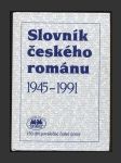 Slovník českého románu 1945-1991 - náhled