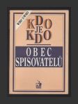 Obec spisovatelů - Kdo je kdo - náhled