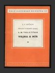 Národní hrdinská epopej L. N. Tolstého Vojna a mír - náhled