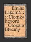 Úlomky hovorů Otokara Březiny - náhled