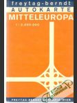Autokarte Mitteleuropa - náhled