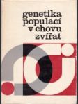 Genetika populací v chovu zvířat - náhled