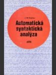Automatická syntaktická analýza - náhled