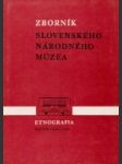 Zborník Slovenského Národného Múzea - náhled