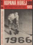 Kopaná hokej 1966 - náhled