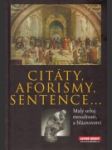 Citáty, aforismy, sentence... - náhled