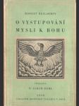 O vystupování mysli k Bohu po žebřících věcí stvořených - náhled