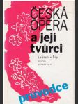 Česká opera a její tvůrci - náhled