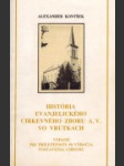 História Evanjelického cirkevného zboru a.v. vo Vrútkach - náhled