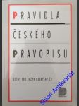 Pravidla českého pravopisu - kolektiv autorů - náhled