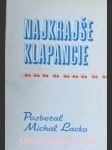 Najkrajše klapancie - lacko michal - náhled