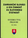 Svedectvá pravdy o Slovensku III. - náhled