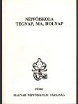 Népfoiskola tegnap, ma, holnap - náhled