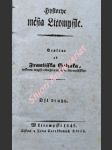 Hystorye města litomyssle - díl ii. - jelínek františek - náhled