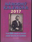 Národný kalendár 2017 - náhled