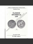 Česká numismatická spol., Členské informace 3/99 - náhled