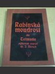 Rabínská moudrost dle talmudu - náhled