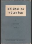 Matematika v úlohách II. Geometrie - náhled