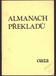 Almanach překladů - náhled