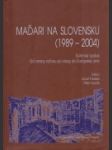 Maďari na Slovensku (1989-2004) - náhled