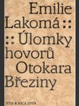 Úlomky hovorů Otokara Březiny - náhled