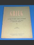Grieg / noty : Klavír - Lyrické skladby I., Op.12 - náhled