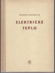 Elektrotechnika V. Elektrické teplo - náhled