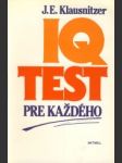 IQ test pre každého - náhled