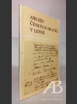 Archív českých bratří v Lešně (materiály k dějinám českých zemí) - náhled