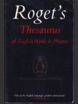 Roget´s Thesaurus of English Words (veľký formát) - náhled