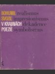 V krajinách poezie. Realismus, impresionismus, dekadence, symbolismus - náhled