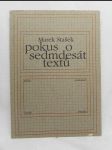 Pokus o sedmdesát textů - náhled